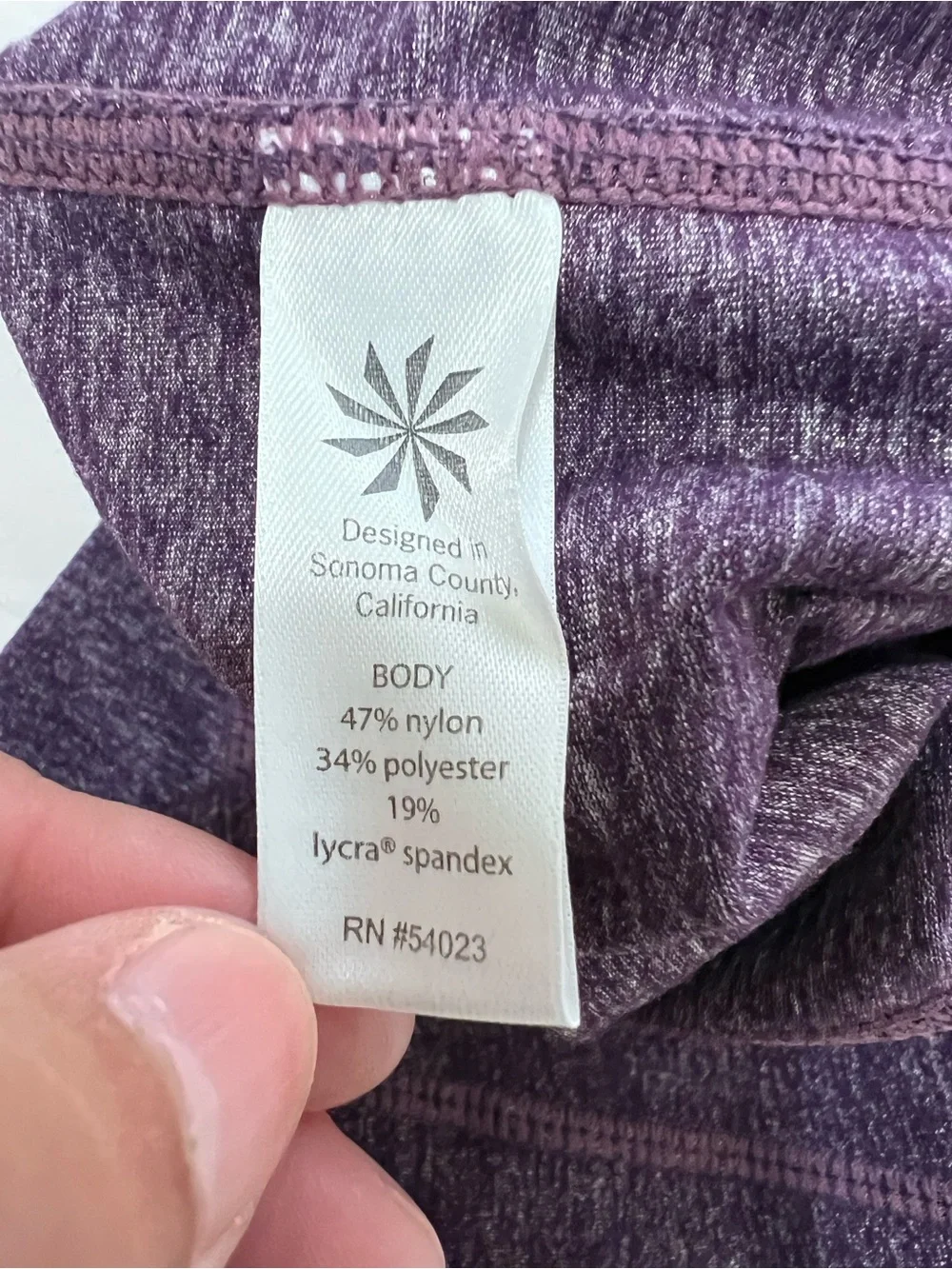 Athleta Women's High-Rise Purple Active Leggings size S